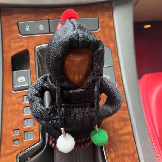Gear Shift Hoodie Cover Fluffy Gear Shift Knob Sleeve Soft