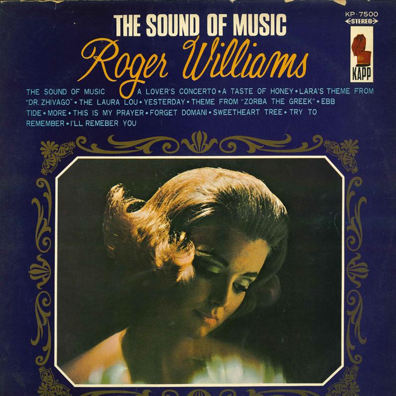 LP Record ROGER WILLIAMS - Golden piano mood KP7500 KAPP Japan New Age & Easy Listening Used