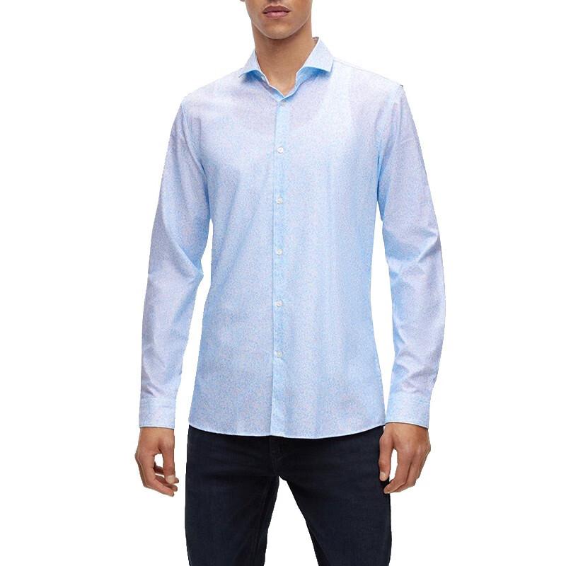 HUGO BOSS SS23 Shirt Men's Light Blue 50478284-459