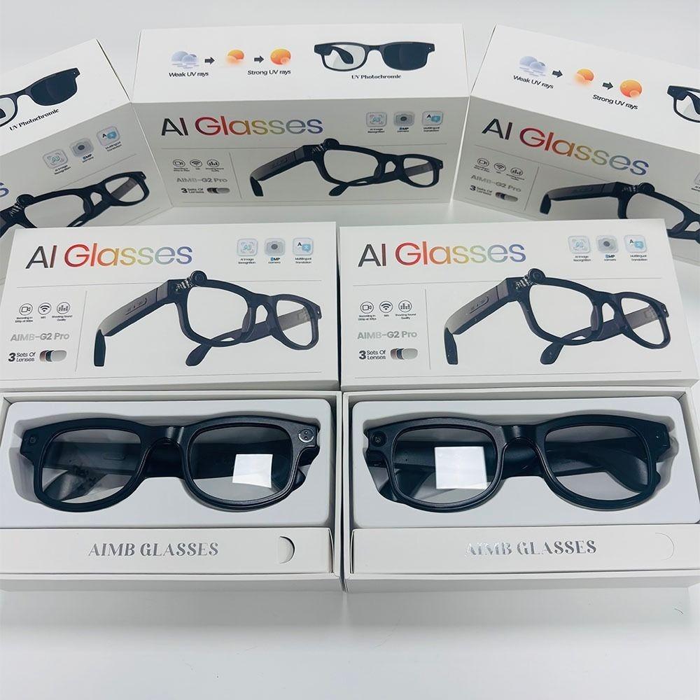 2-in-1 Intelligente KI-Brille Echtzeitübersetzung Intelligente Brille Sprachassistent