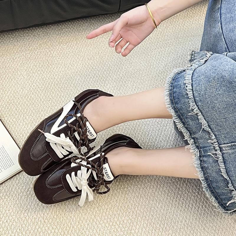 Fashion New Versatile Women Shoes Fashion Temperament Women Casual Shoes Classic German Training Sneakers Anti Slip Simple Single Shoes