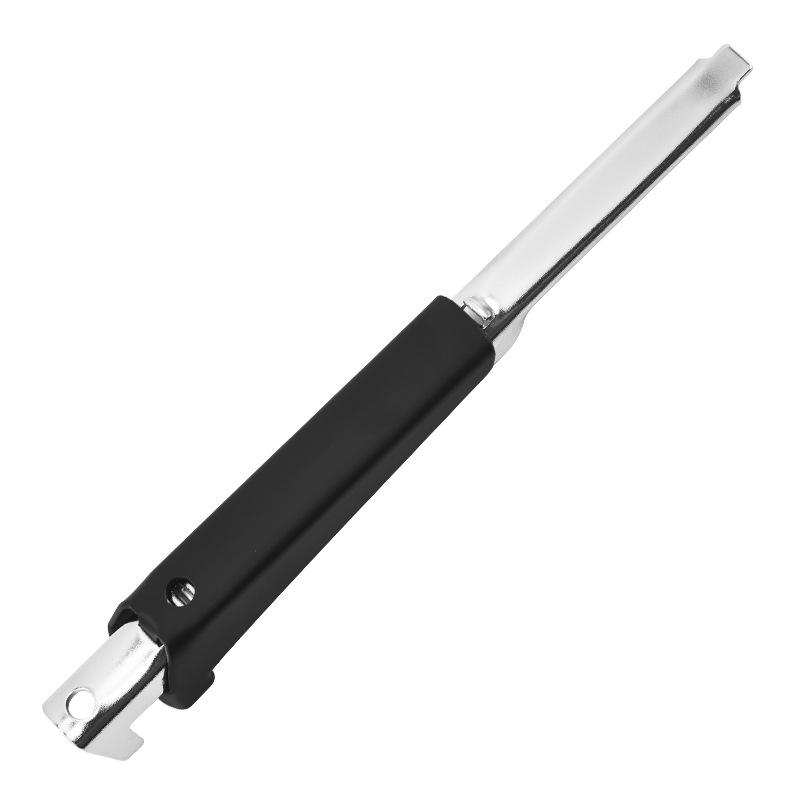 

Кухонные аксессуары Захват Открывалка для банок Ручная Нержавеющая сталь Регулируемая Многофункциональная Открывалка для крышек банок 1PCS чёрный