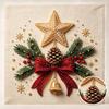 Pearl Painting Christmas Star Pinecone Bow Bell Art Kit DIY Home Decor Painting