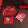 High-End Chinese Red Betrothal Gift Box for Engagement & Wedding, Hot Stamped Red Envelope Box, Handheld Dowry Supplies