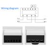 220V Digital 1 phase 2 Wire 4P Din Rail Electric Meter Electronic KWh Meter(5(30)A)