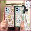 Dirt-resistant Ring Phone Case For ZTE Blade V40 Pro Protective Cute Kickstand Wrist Strap Shockproof Back Cover Durable