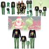 Gemütliches Weiches Polyester Familien-Partner-Pyjama-Set mit dem Grinch für alle Altersgruppen