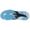 Mizuno Wave Lightning Z8 Scarpe da Allenamento Basse Comode Antiscivolo Resistenti Sneakers Unisex Blu Bianco V1GA240001