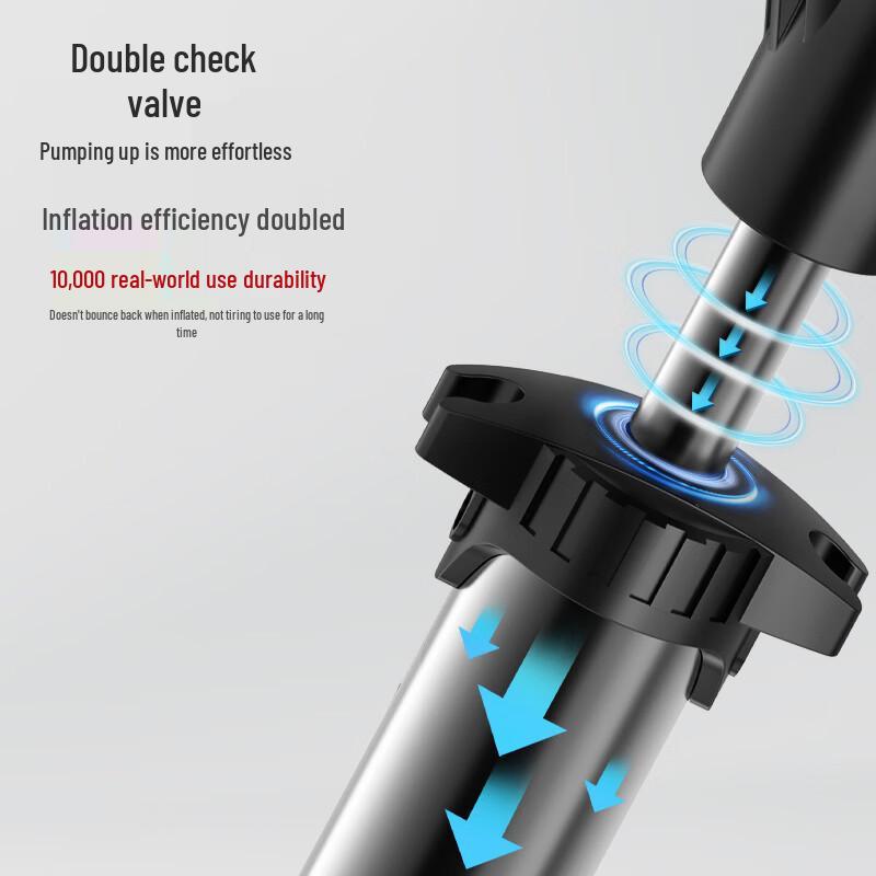 Deli High-Pressure Universal Valve Bicycle Pump