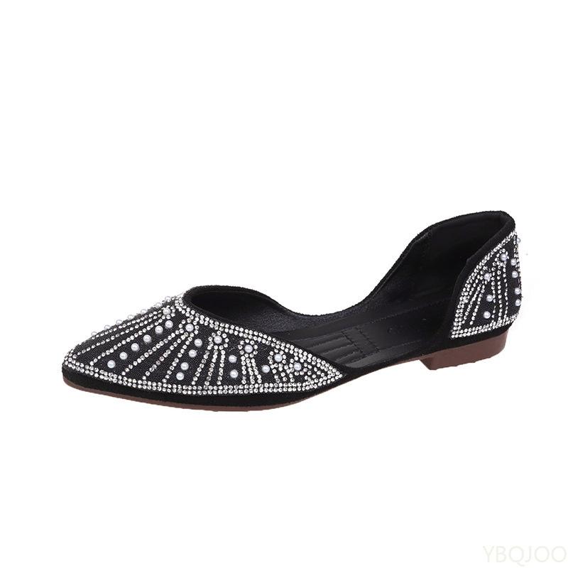 Fashionable versatile New Pointed Toe Women Flats Autumn minimalist Comfort Boat Shoes Lightweight Breathable Soft Sole Shoes