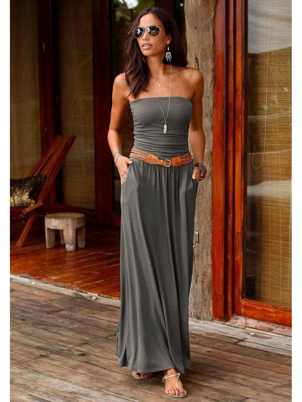 

Лето 2024 г. Женское европейское и американское платье-труба на одно плечо, свободное длинное платье XXL синий