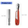 Car Repair Tool 1/4inch Socket Car Repair Tool Ratchet Torques Wrench Repairing