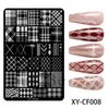 Nail Art Butterfly Flower Bow Rose Line Texture Steel Plate Nail Art Transfer Tool