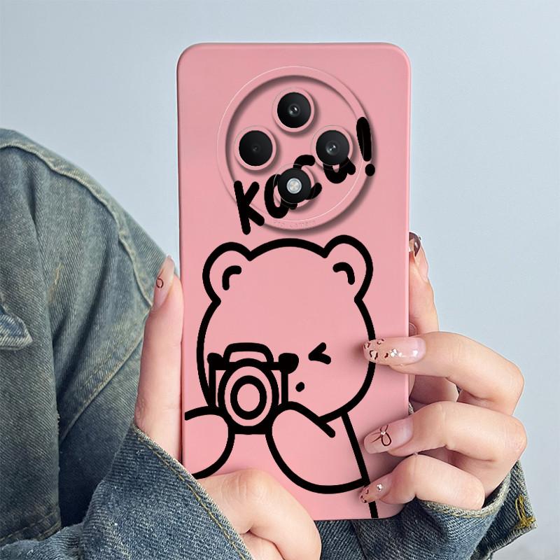 For OPPO Reno 12 F 4G Capa Reno12 FS Reno12 F 5G Phone Case Reno12F CPH2637 CPH2687 Back Cover Flower Painted Printed Soft Funda