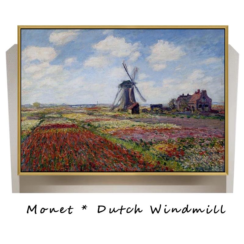 Van Gogh Monet Famous Paintings Oil Painting On Canvas Room Decor Aesthetic Textured Wall for Living Room Home Decor