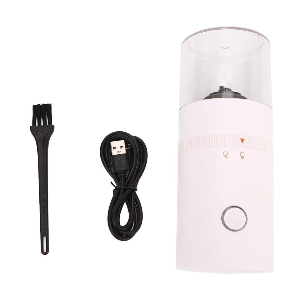 Elektrische Kaffeemühle USB-Aufladung Grob- und Feinmahlung Einstellbare kleine automatische Kaffeebohnenmühle