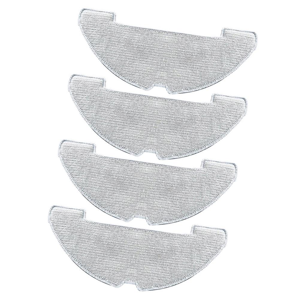 4pcs Mop Cloth Kit For VONKO S6 Pro Robot Vacuum Cleaners Household Cleaning Tools Replacement Mop Cloth Accessories