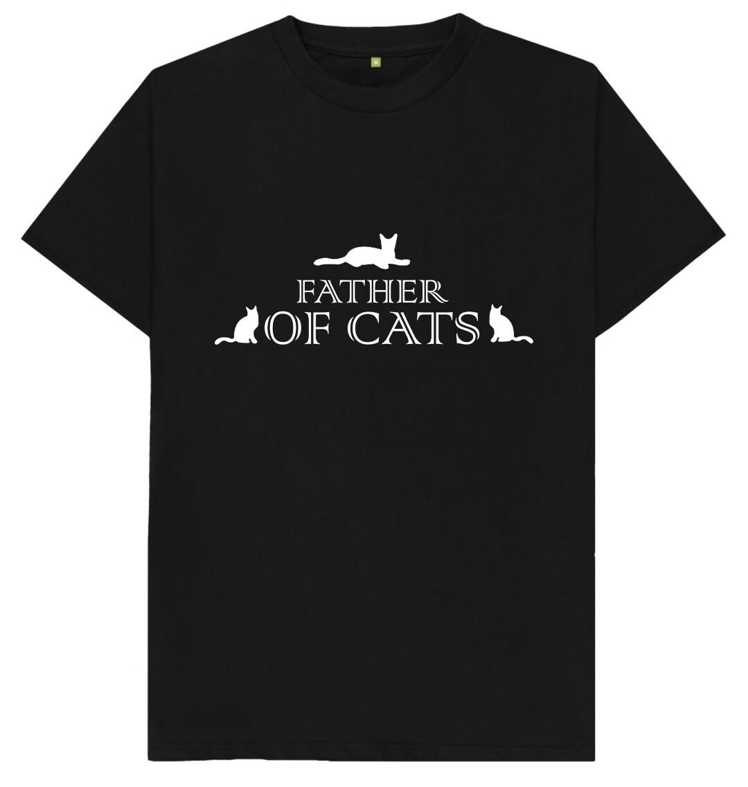 Father Of Cats Cat Lover T T-Shirt 2XL