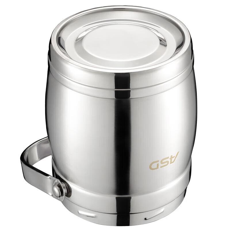 ASD Drum-Shaped Stainless Steel Insulated Lunch Carrier