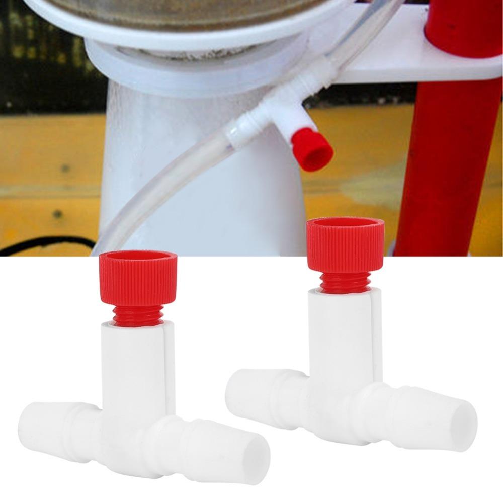 

2PCS Set Fine Adjustment Air Valve Switch Plastic Fish Tank Supplies Adjustment Valve Fish Tank