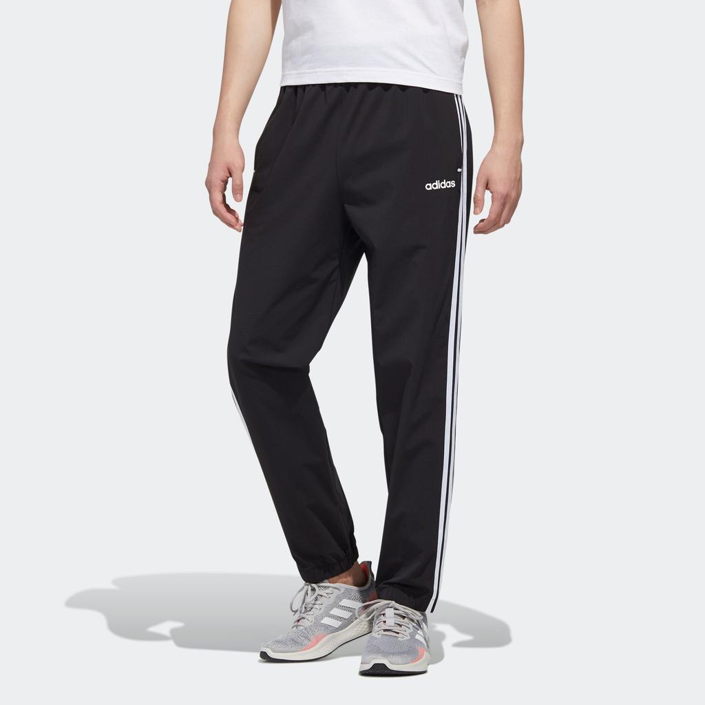 Adidas Pantaloni Casual cu Picior Drept Bărbați Funduri Negru GJ8898