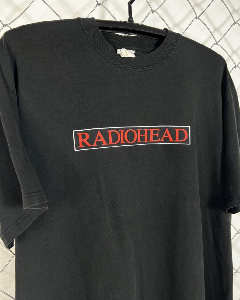 Radiohead World Tour 2000s Vintage Logo Black Unisex Shirt Reprint WA2492