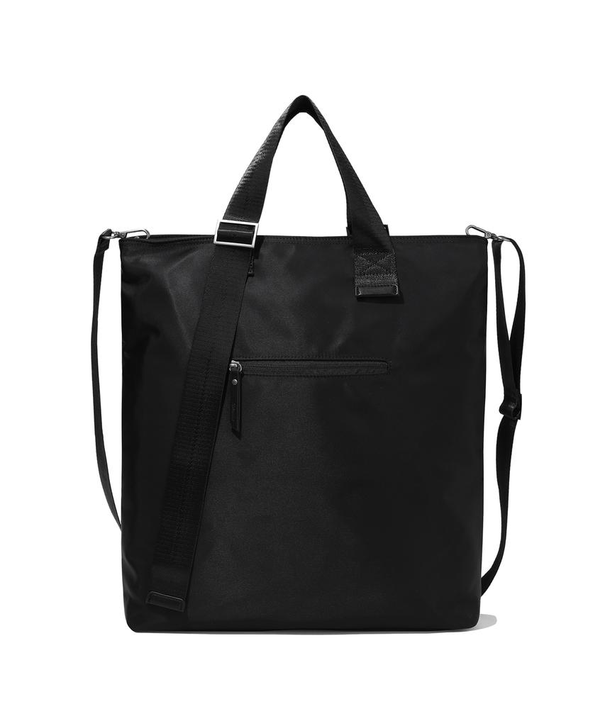 COVERNAT Authentic Nylon 2-Way Tote Bag Black