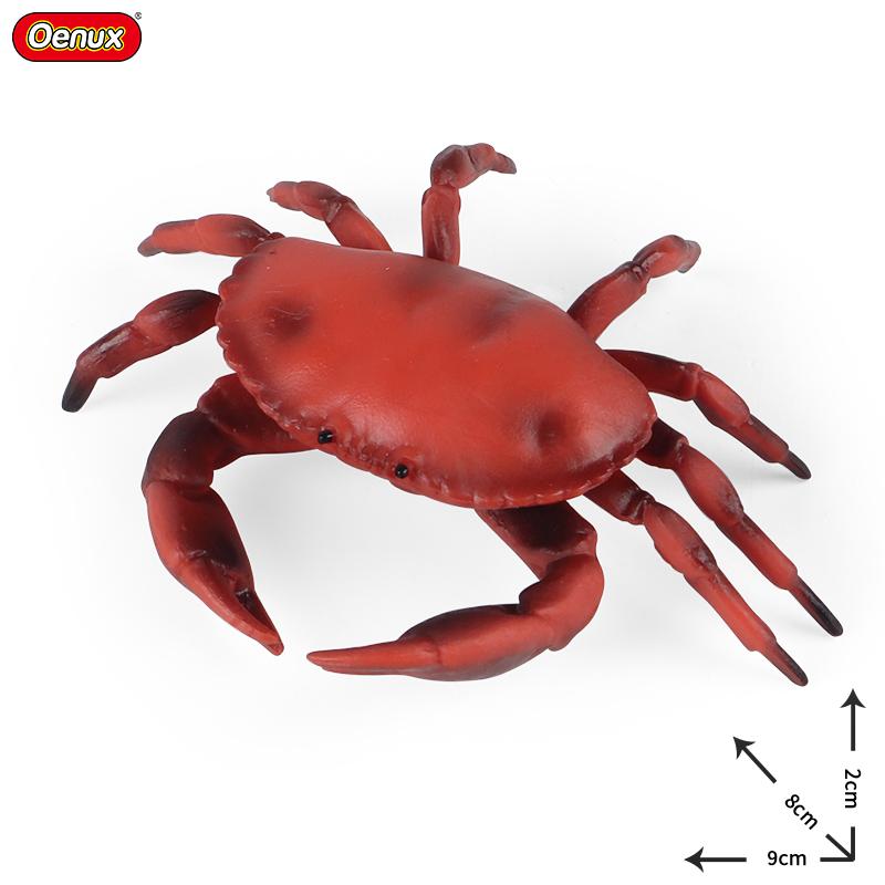Oenux Ocean Animals Simulation Hermit Crab Nautiloidea Octopus Sea Life Model Figurines Action Figures Collection Kids Toy Gift