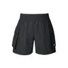 Nike Sportstøj Grundlæggende Komfortabel Mode Afslappet Alsidig Ensfarvet Cargoshorts Dame Shorts Sort Hvid HM6983-010