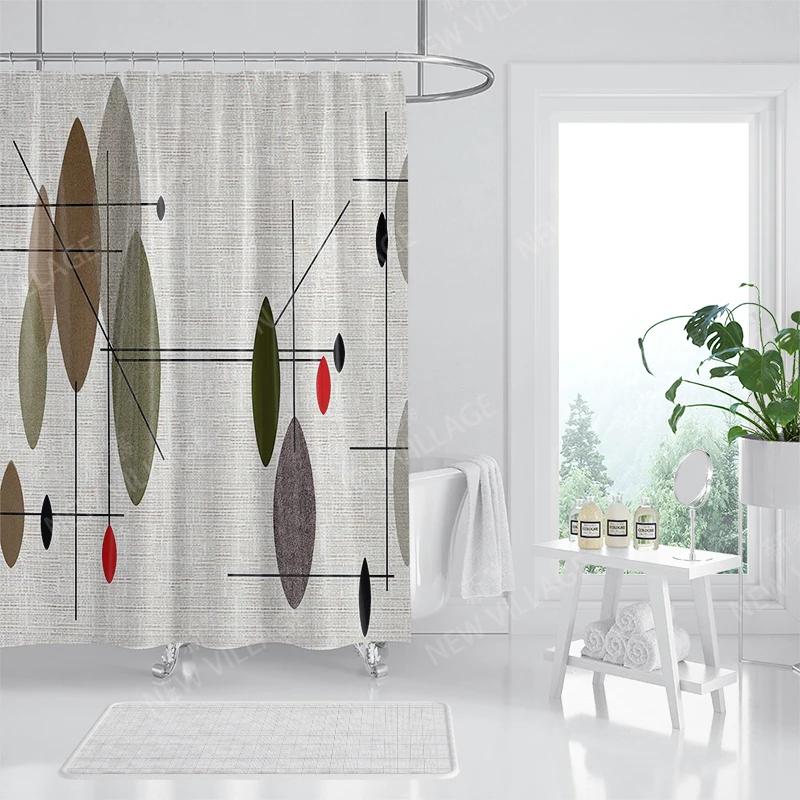 Waterproof Fabric Shower Curtains Bathroom Curtain Accessories Bath Curtain for Shower 180x200 240*200 Boho Decoration Abstract
