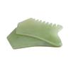 New 100% Natural Xiuyan Jade Comb Scraping Hair Comb Scalp Care Massage Tool SPA Acupuncture Relaxation Therapy Treatment
