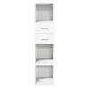 Highboard White 30 x 42.5 x 124 cm Particleboard