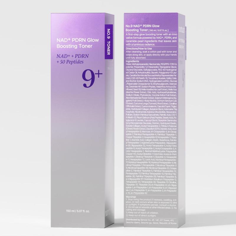 Source 9+ NAD+ PDRN GlowBoost Feuchtigkeitsspendendes Gesichtswasser für strahlende Haut