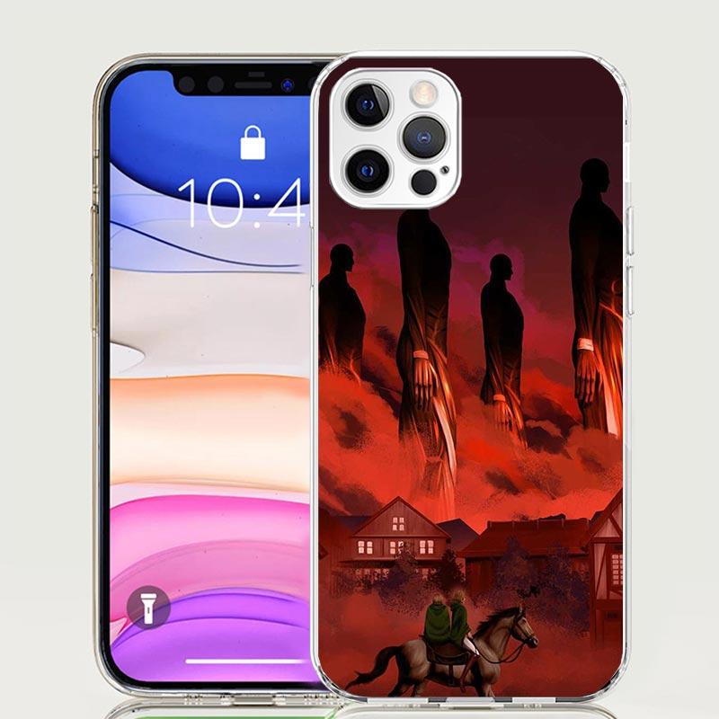 Attack-Titan Rumbling Phone Case For iPhone 17 Air 16 15 Plus 11 14 Pro Max 13 Mini 12 7 8 + SE Pattern Art Customized Cover 17