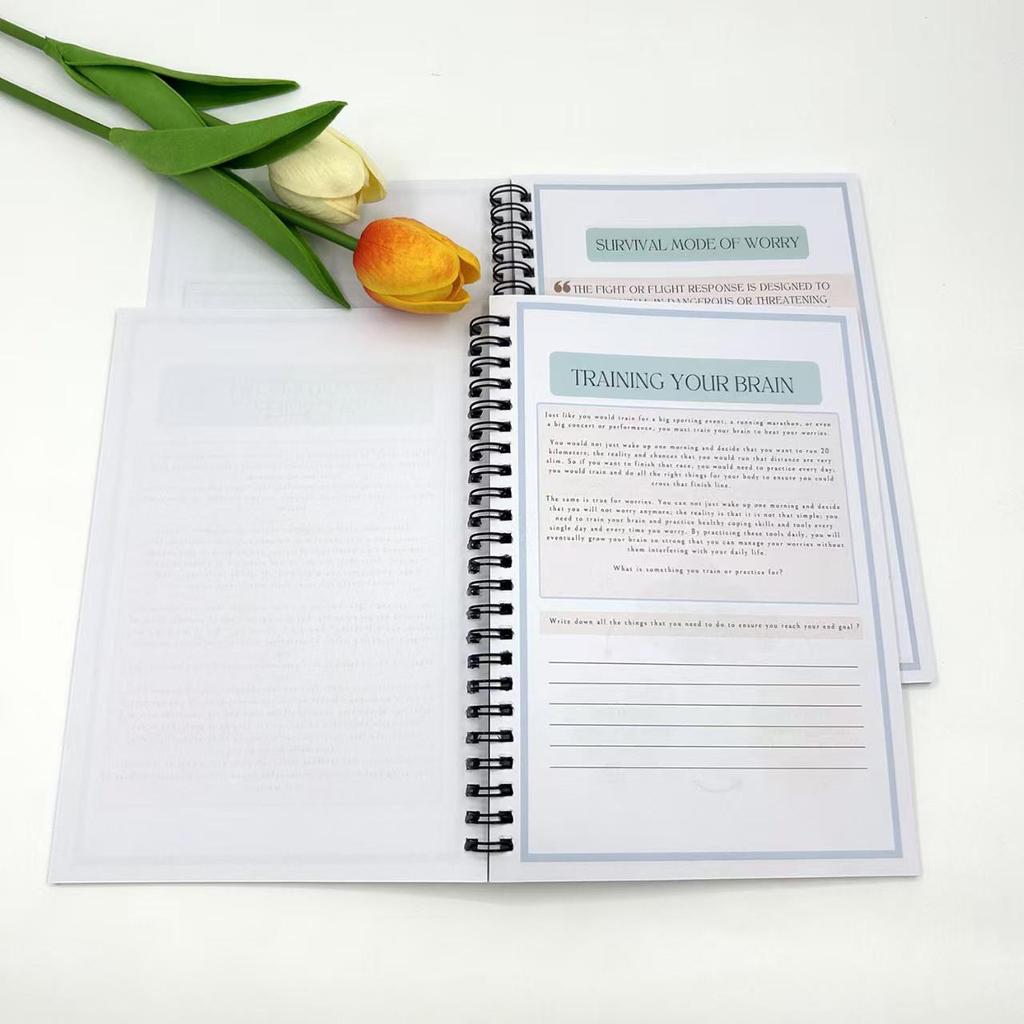 Cross-border Sticker Guide: Managing Anxiety & De-Stress Journal