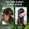Tea Tree & Mint Scalp Scrub - Gently Cleans and Strengthens Hair and Scalp, Improves Scalp Health, Enhances Hair Vitality,200g