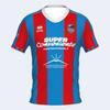 Tricou Fotbal Catania Calcio Dungi Roșii & Albastre Tricou Sport Respirabil Tricou Fotbal Imprimeuri 3D Tricou