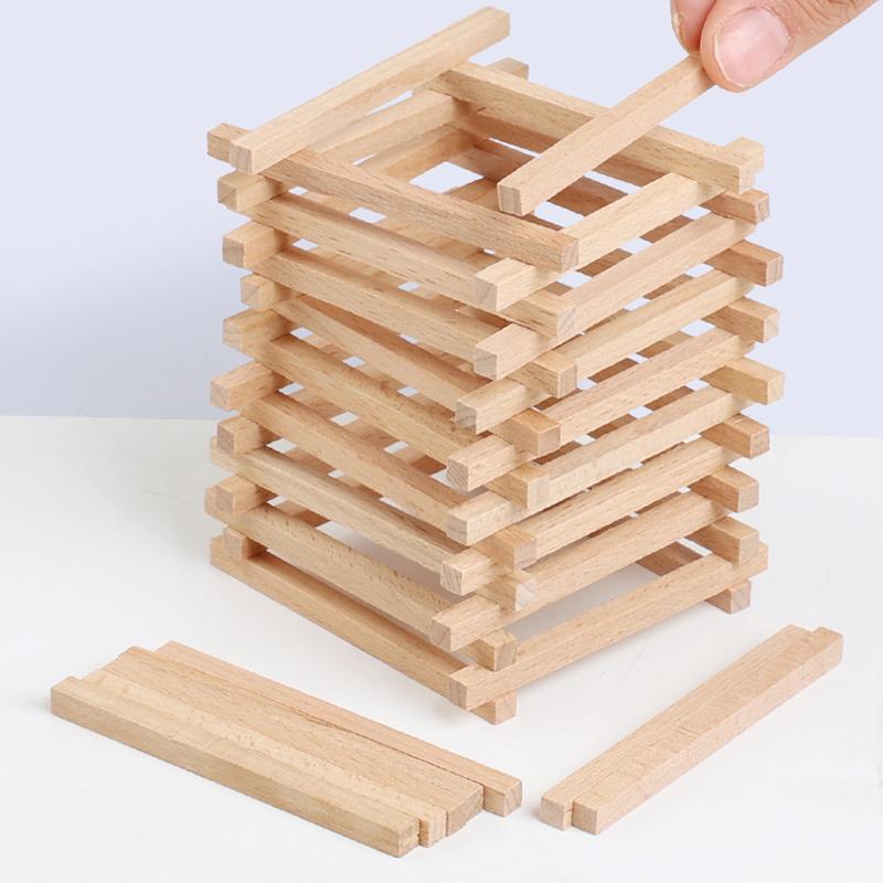 Wood Spindle Box Mathematics Teaching Math Toys, Materials for Preschool Birthday Gifts 3 Years Old Homeschool
