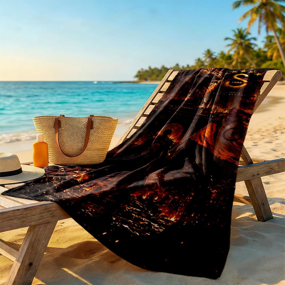 Galatasaray Beach Towel Soft Durable Quick-Dry Comfortable Lightweight