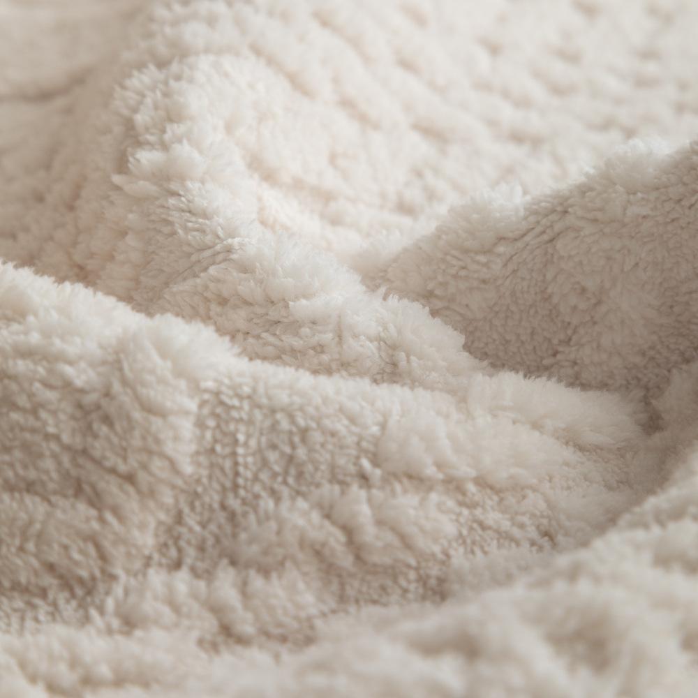 Shu Cotton Velvet Winter Plush Sofa Cushion Non-Slip Fabric Four Seasons Universal Leather Sofa Winter Full Covered Sofa Cover Slipcover