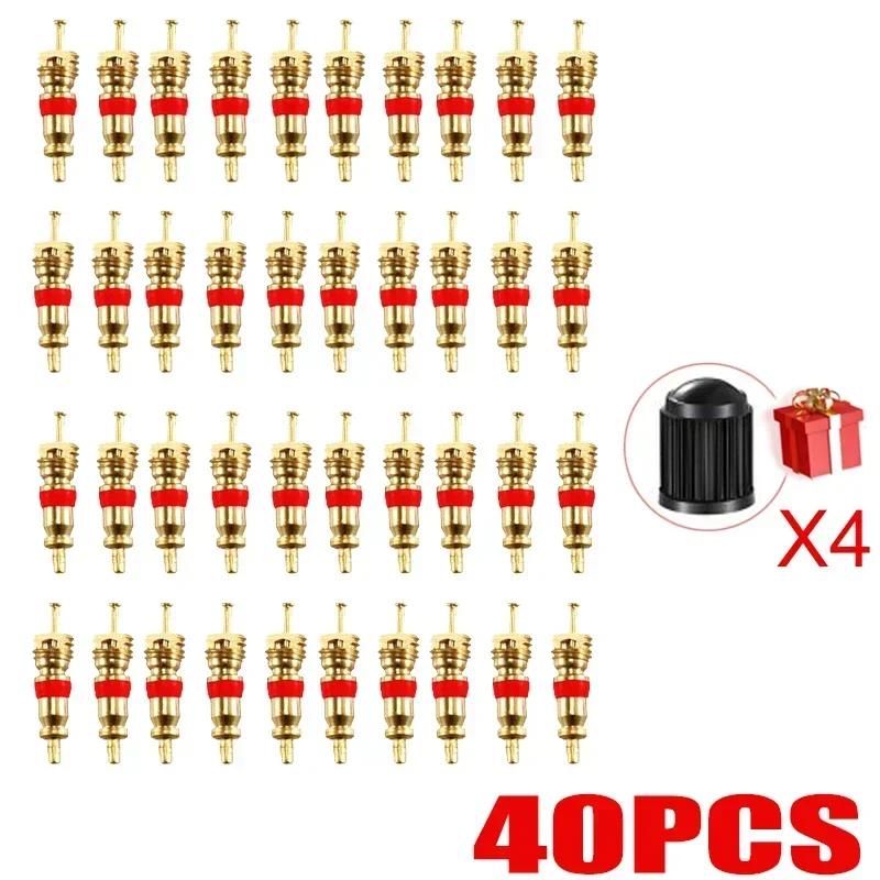 1/100PC Car Tire Valve Core Tool Set Plastic Handle Removal Tools Wrench Screwdriver Wrench Core Tire Repair Hand Tool for Car