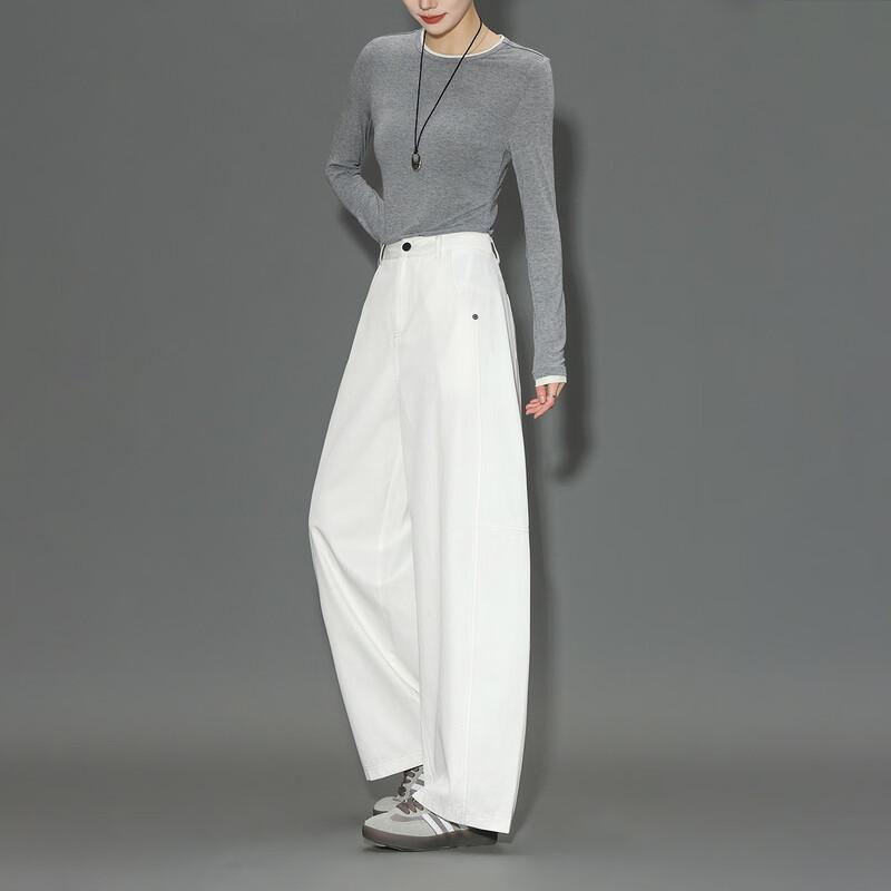 Demana Cloud Oxygen Cotton Wide-Leg Casual Pants