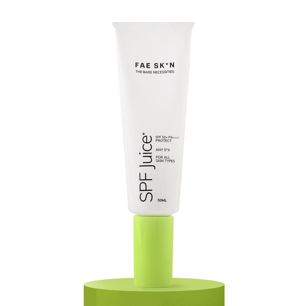 FAE Beauty SPF 50+ PA++++ Lightweight Sunscreen | For Oily, Dry, Combination, Normal & Acne-Prone Skin | Hybrid, Broad-spectrum | UVA & UVB Prote