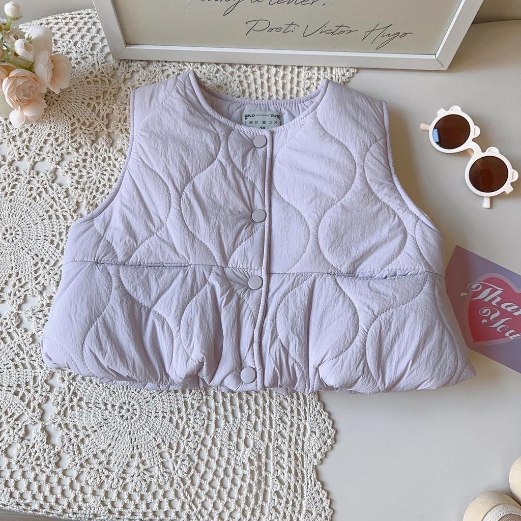 New Winter Girls' Casual Three-Piece Set: Hooded Vest, Sweatshirt, and Long Pants (AWB107)