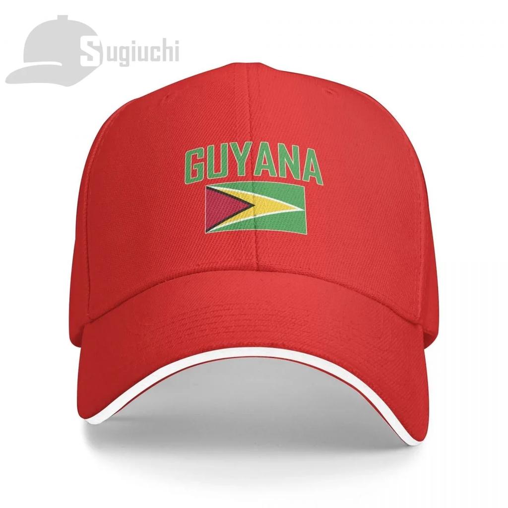 GUYANA Flag With Letter Baseball Cap Unisex Women Summer Unisex Hip Hop Caps Cotton Snapback Golf Hat Fishing Caps
