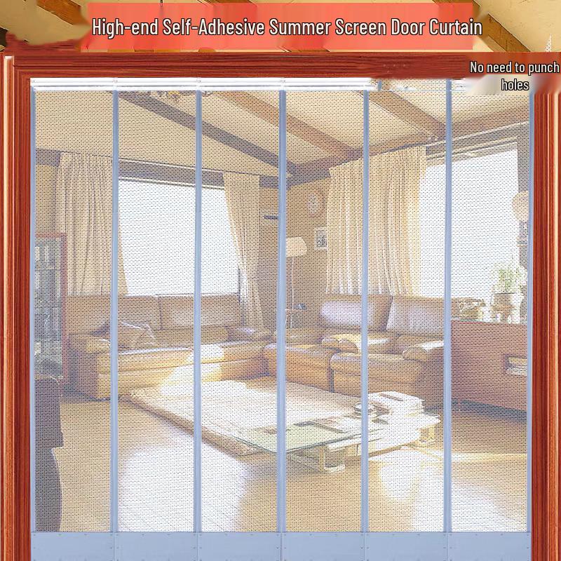 Magnetic Self-Adsorbing Mosquito Screen Door Curtain
