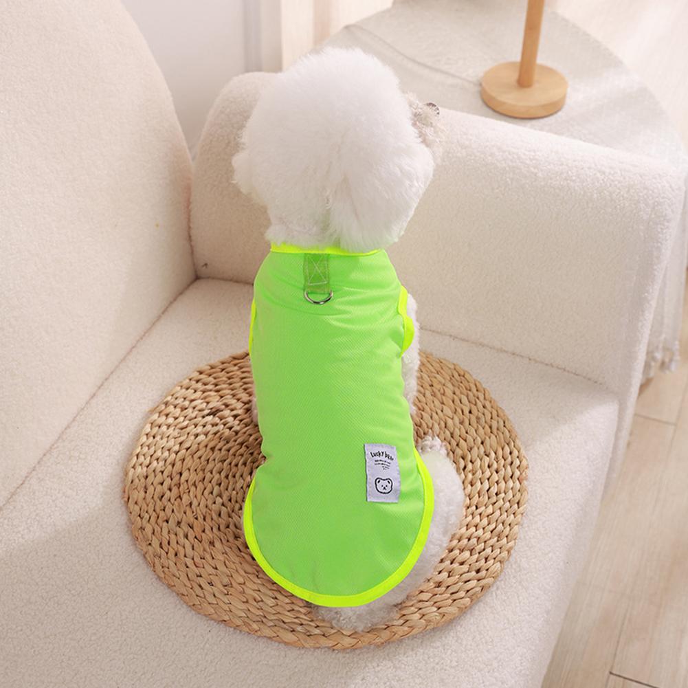 M-2XL Summer Pet Cat Vest Pet Puppy Dog Clothes Breathable with Traction Buckle for Small Dogs Teddy Dog Vest Pet Clothing