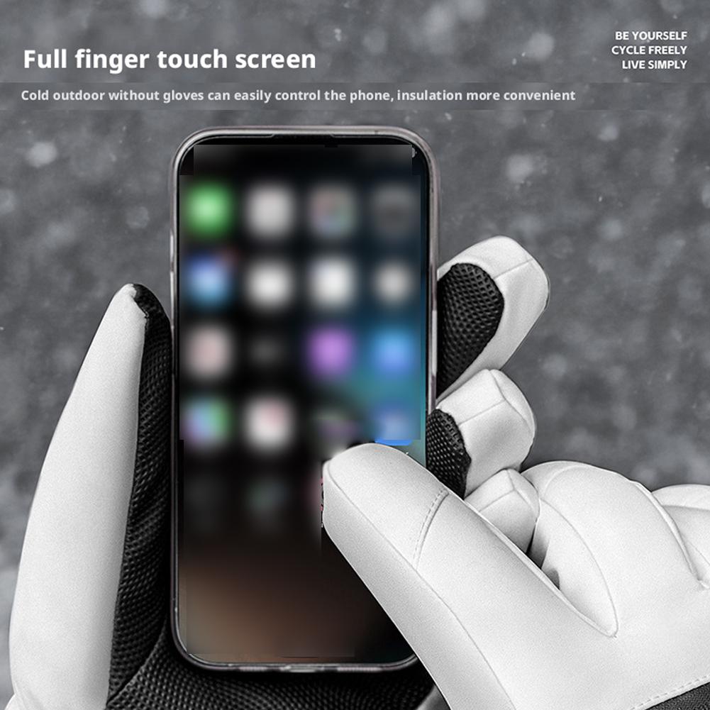 New Winter Outdoor Waterproof Pocket Warm Men's and Women's Gloves Cycling Gloves Non Slip Skiing Gloves Ski Board Accessories