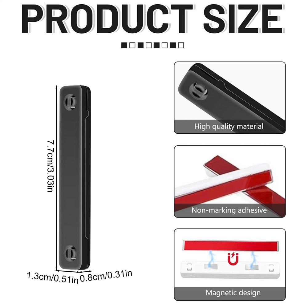 

12 шт. Магнитные зажимы для москитной сетки на окно, Защита от насекомых, Фиксирующая пряжка для москитной сетки на дверь/окно, Без сверления, Зажим для установки