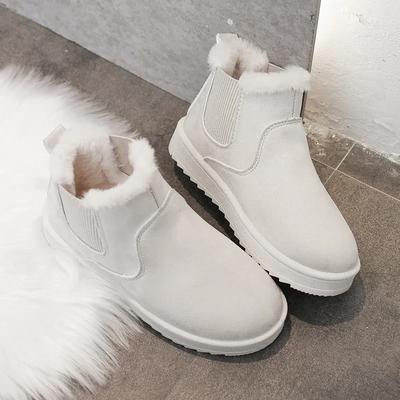 Thick-soled Snow Boots Women's Winter New Style Plus Velvet Thickened Warm Boots Bread Women's Shoes Northeast Big Cotton Shoes